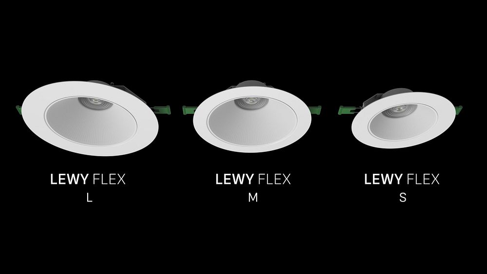 Lewy Flex - das Sanierungs-Downlight der LTS Licht & Leuchten
