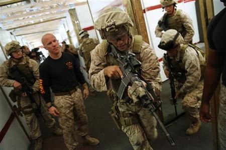 FAST Team during CQC and building clearing training in CHESAPEAKE, Virginia. PHOTOL Reuters