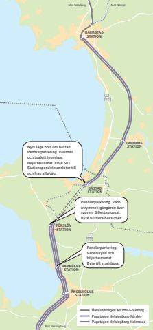 Tågen genom tunneln - Skånetrafiken