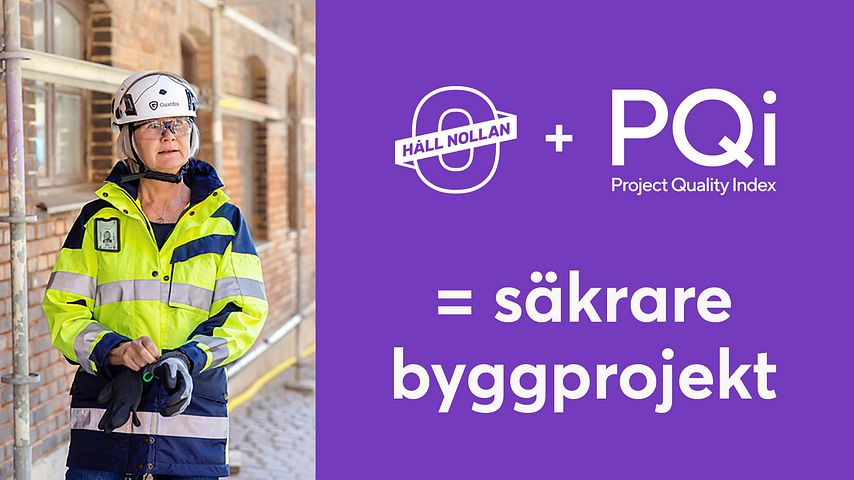 Ulrika Dolietis, vd på Håll Nollan välkomnar att branschen kan börja mäta säkerhetsklimatet i byggprojekt med PQi.