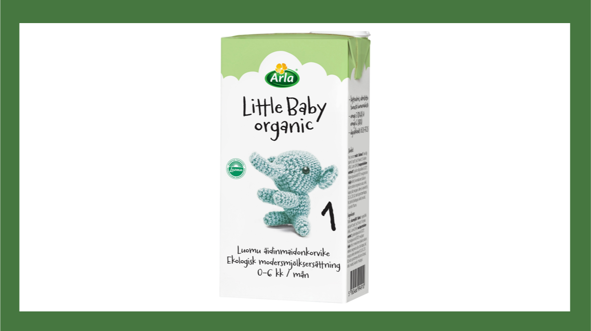 ​Takaisinveto: Arla Little Baby 1 organic UHT, 500 ml äidinmaidonkorvike